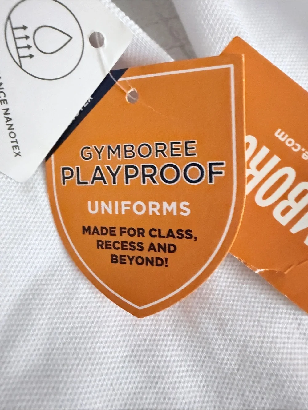 Kids White Long-Sleeve Polo Shirt Gymboree